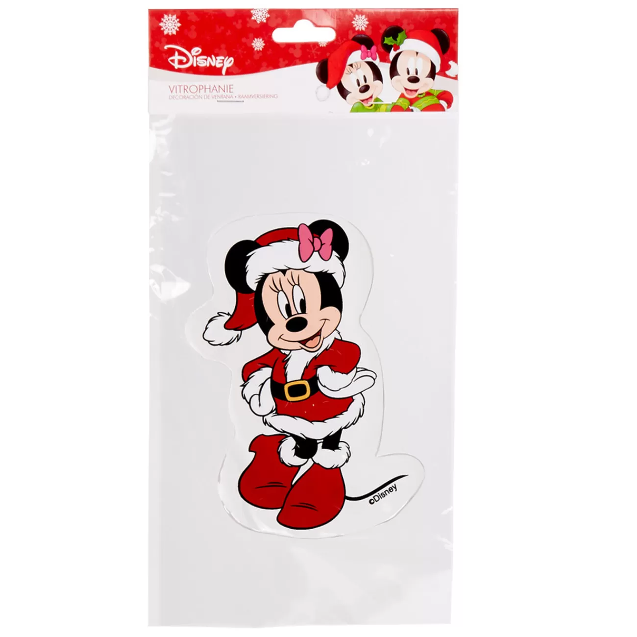 Gifi Sticker Minnie mère Noël Disney< Décoration De Fenêtre