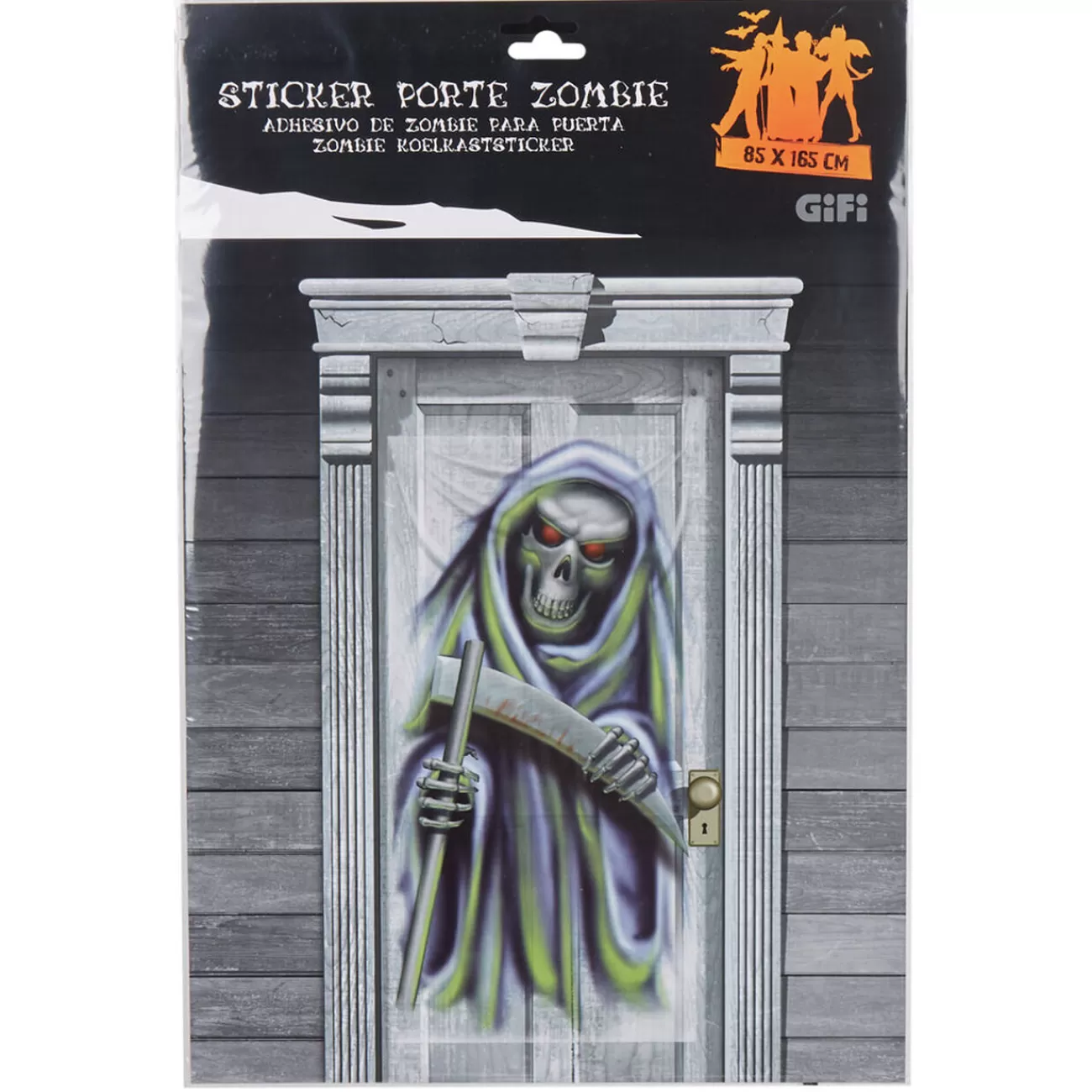 Gifi Sticker porte zombie Fashion