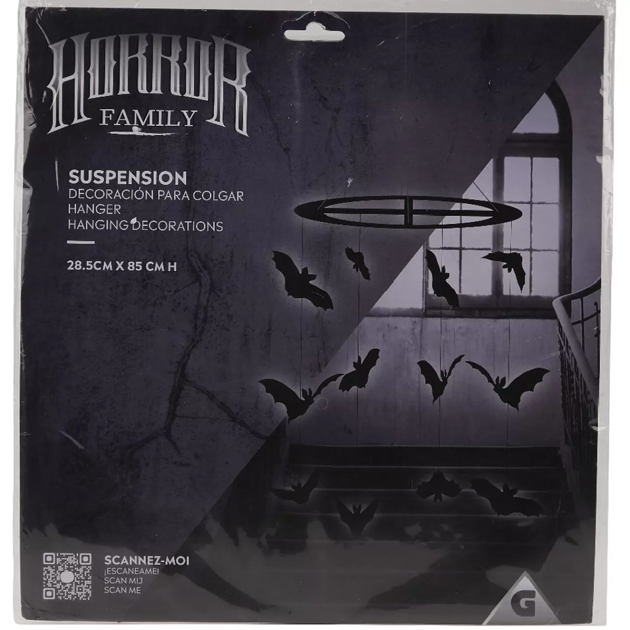 Gifi Suspension chandelier Halloween chauve-souris L31,8xl29,8cm Best Sale