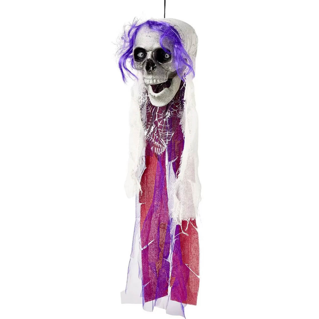 Gifi Suspension Halloween tête de mort pirate L75cm New