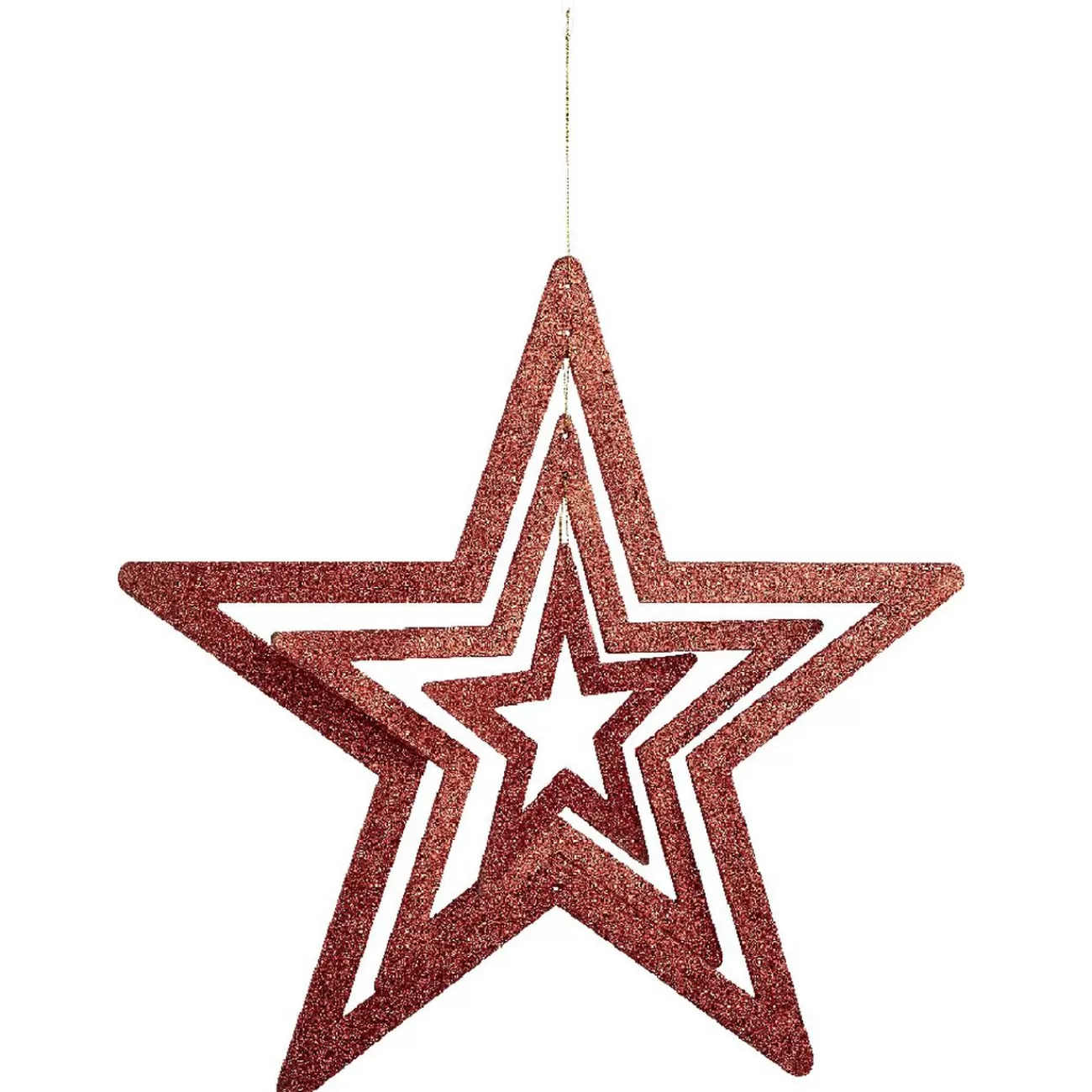 Gifi Suspension étoile rouge encastrée XXL< Décoration Intérieure De Noël