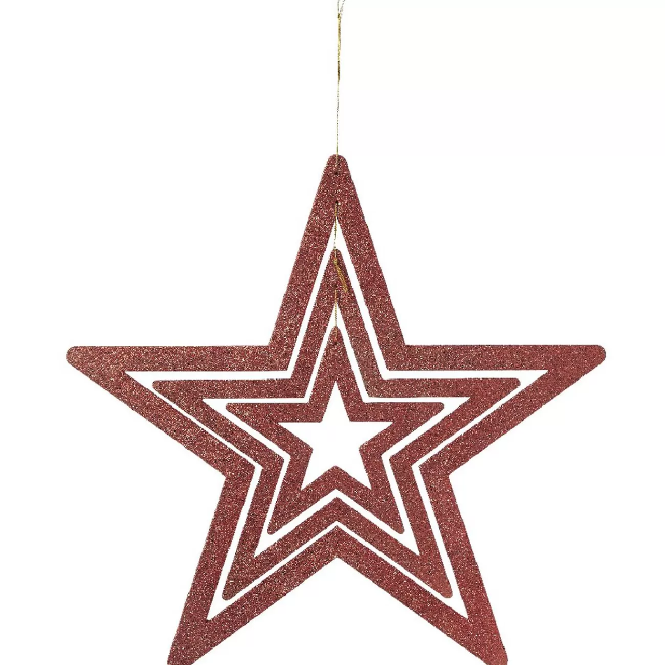 Gifi Suspension étoile rouge encastrée XXL< Décoration Intérieure De Noël