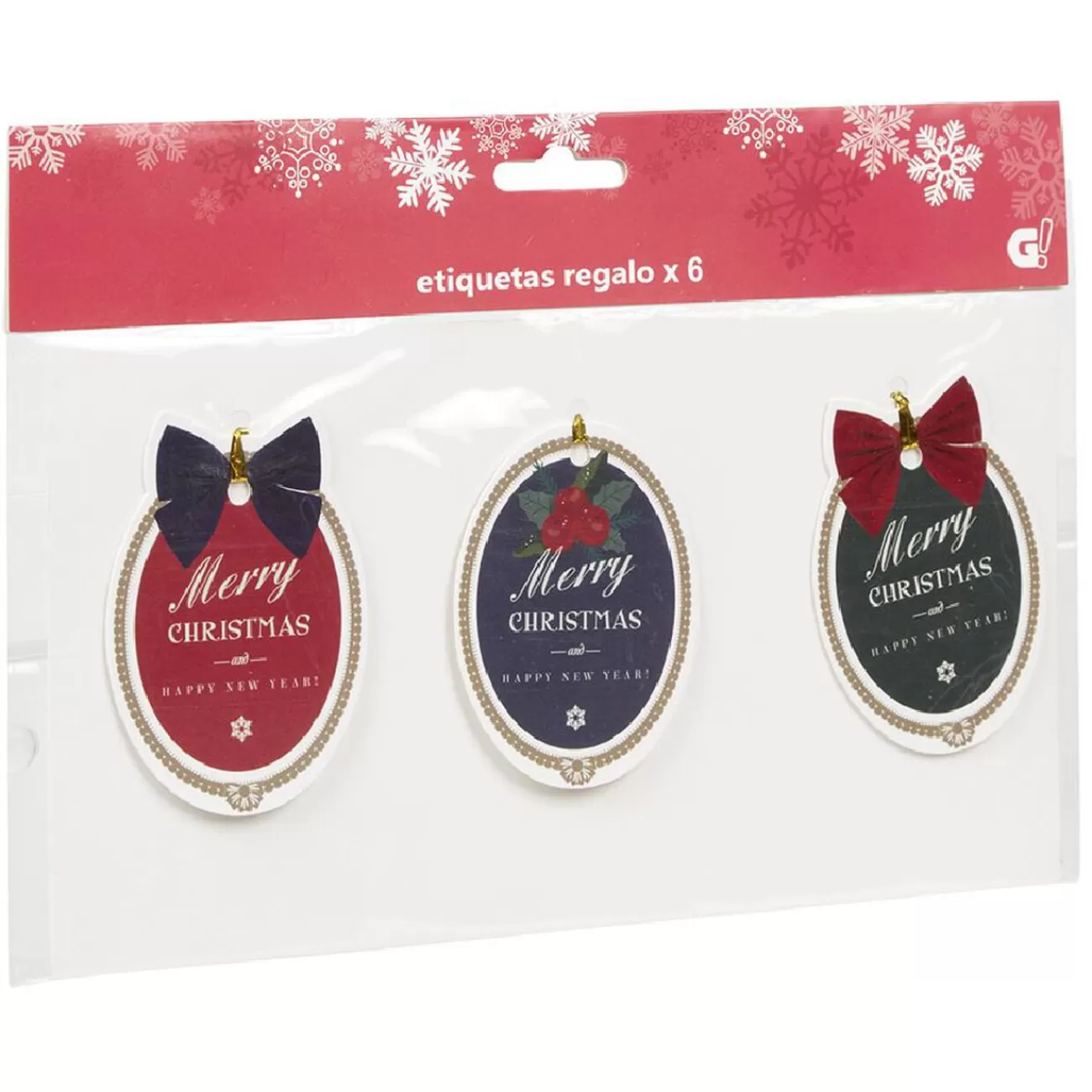 Gifi Étiquette cadeau Noël Tradition x6< Loisirs Créatifs Et Emballage Cadeau