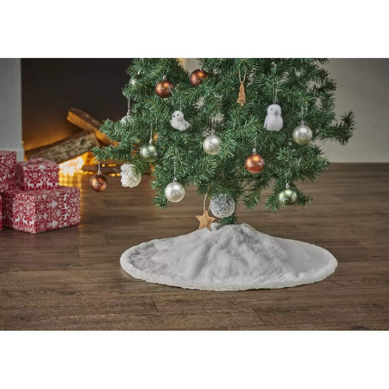 Gifi Tour de sapin blanc neige Clearance