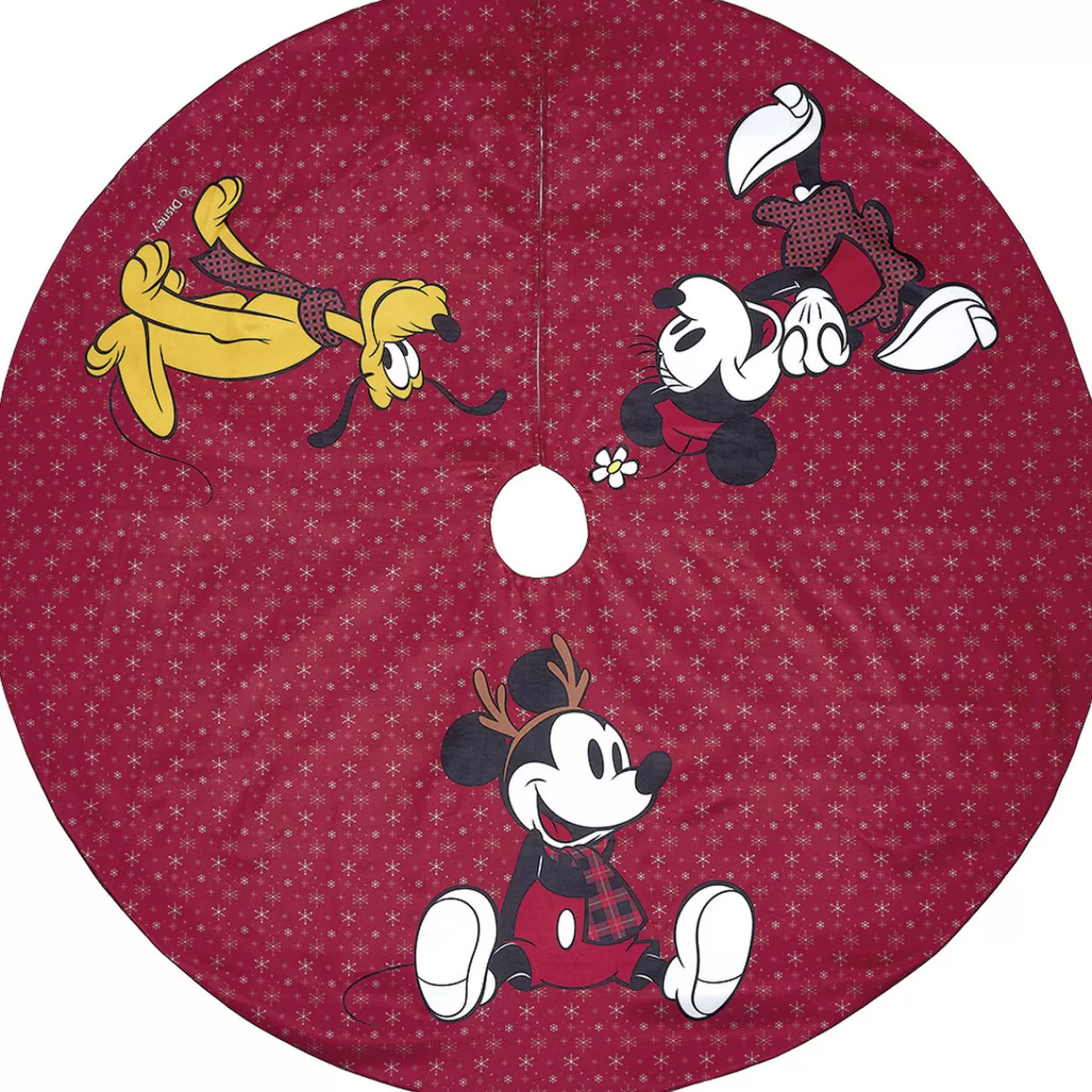 Gifi Tour de Sapin Disney Mickey Minnie Pluto rouge Ø121cm Cheap