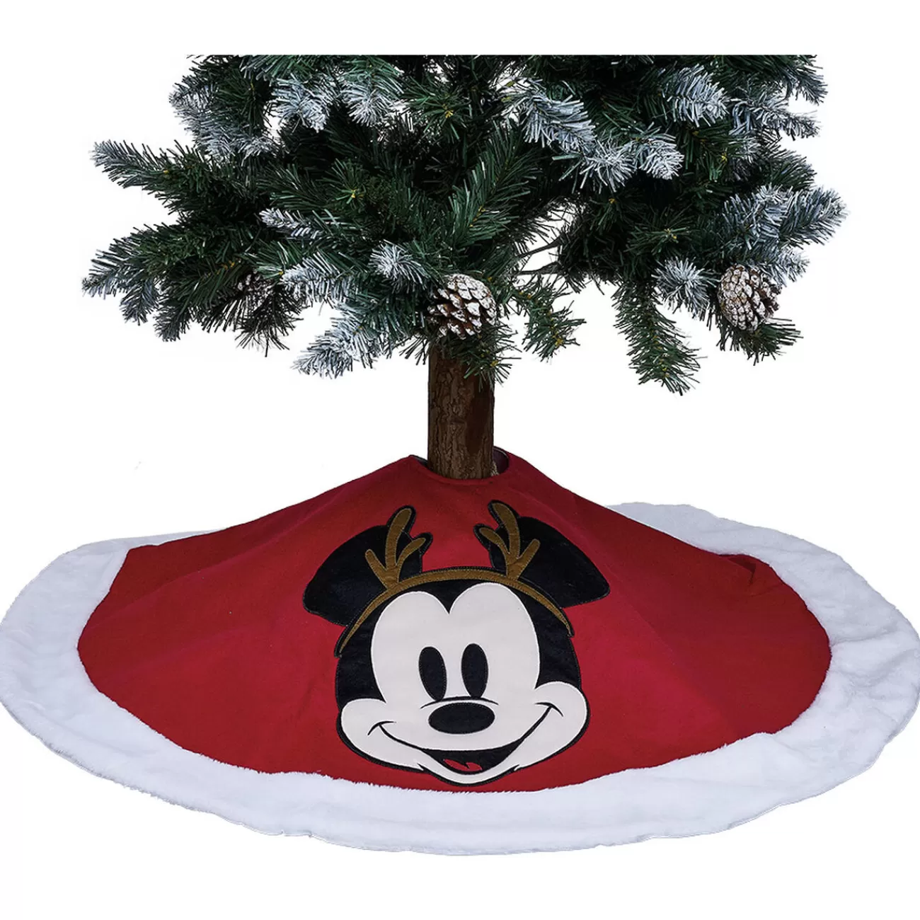 Gifi Tour de sapin Mickey Disney rouge et blanc Ø100cm New