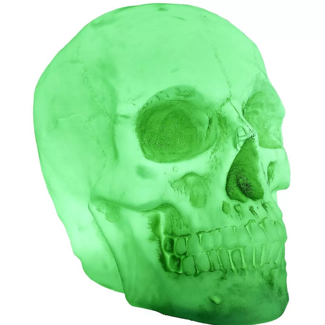 Gifi Tête de mort Halloween crâne lumineux 31x52xH42cm Store