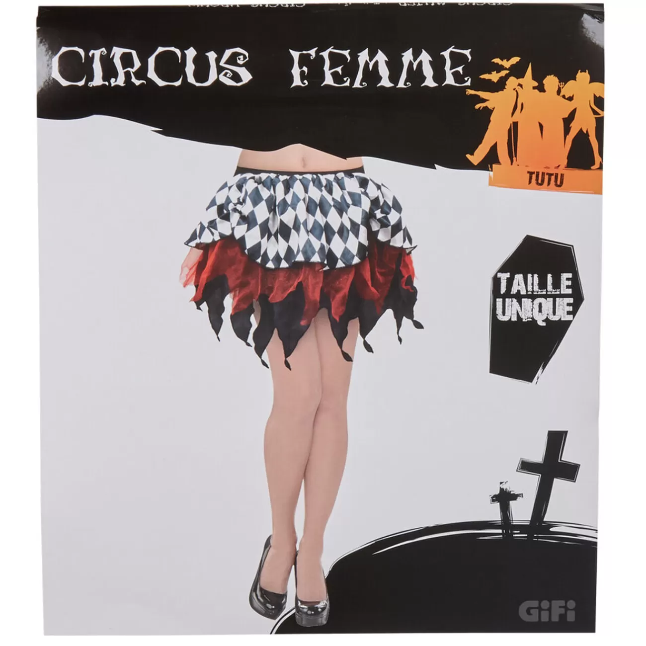 Gifi Tutu design circus Halloween femme Outlet