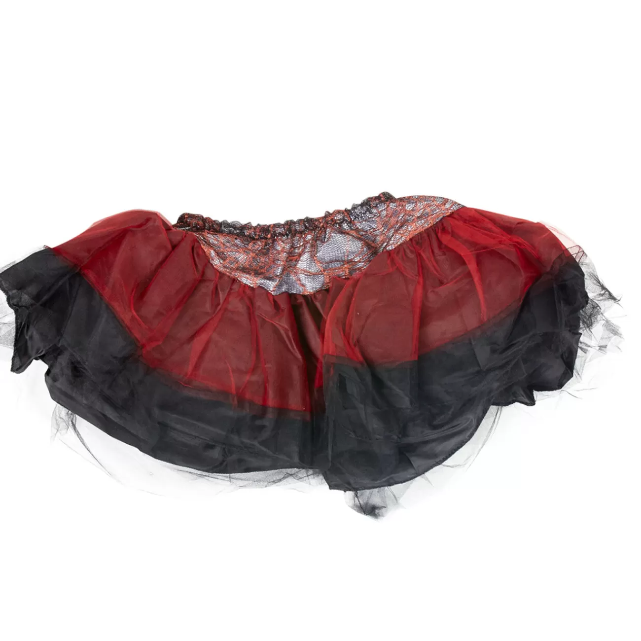 Gifi Tutu noir et rouge Halloween femme Cheap