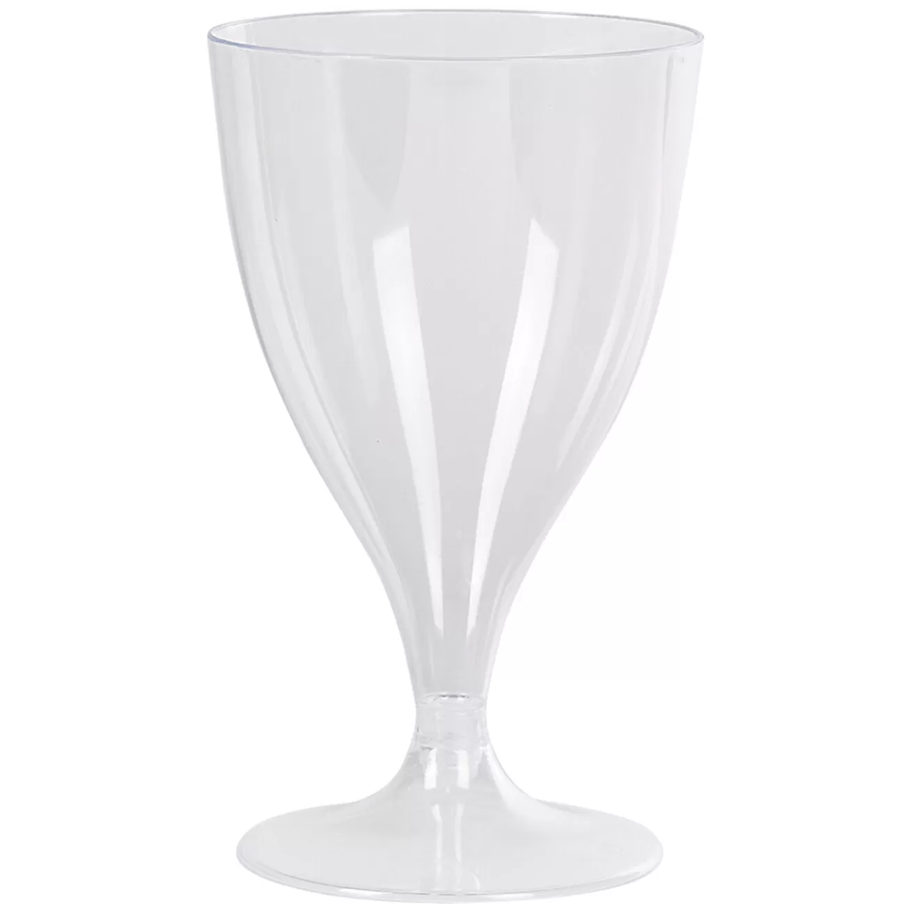 Gifi Verre bas à pied en plastique transparent réutilisable x6 Hot