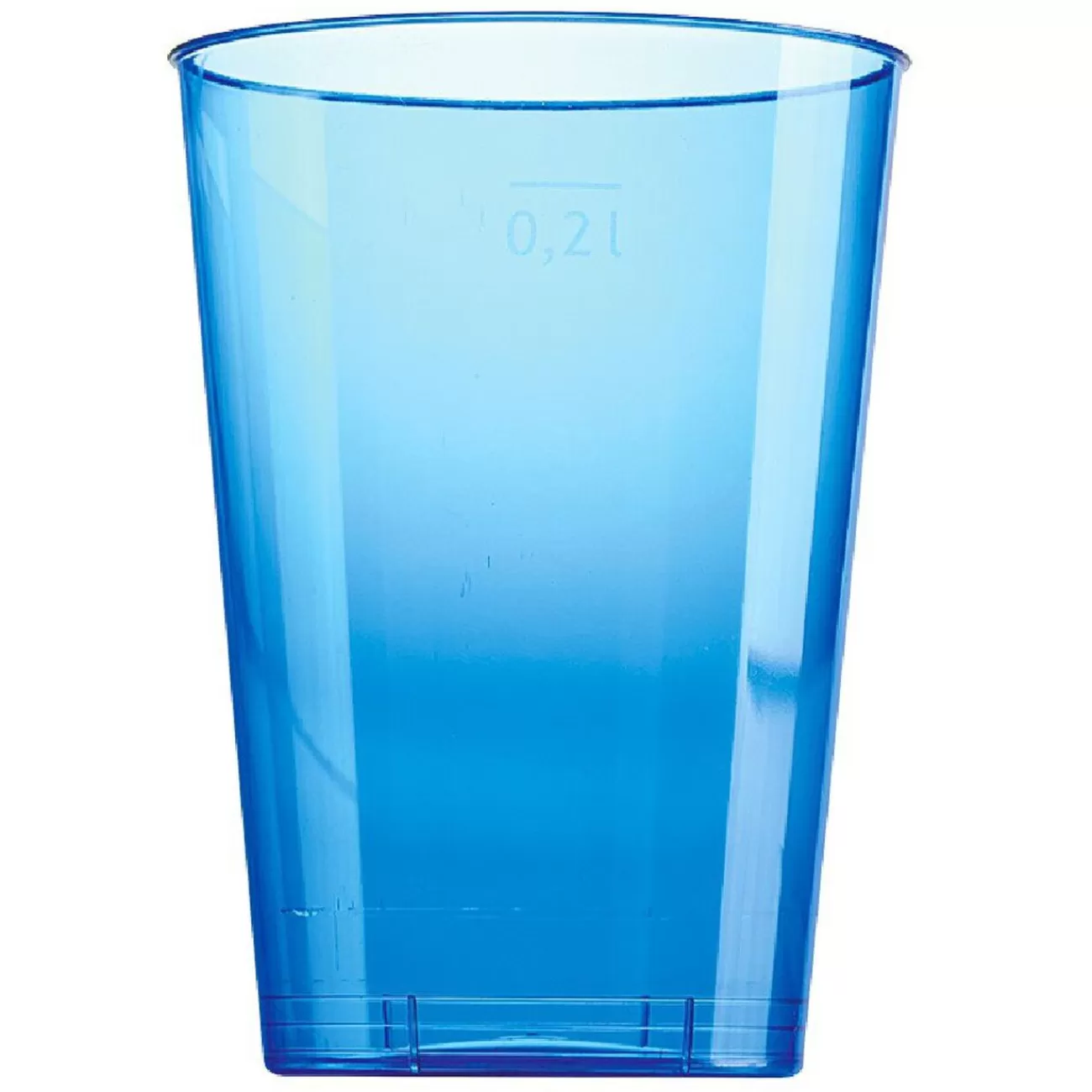 Gifi Verre en plastique bleu x 6 Outlet