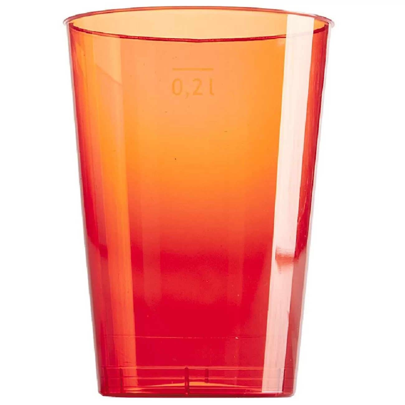 Gifi Verre en plastique rouge x 6 Flash Sale