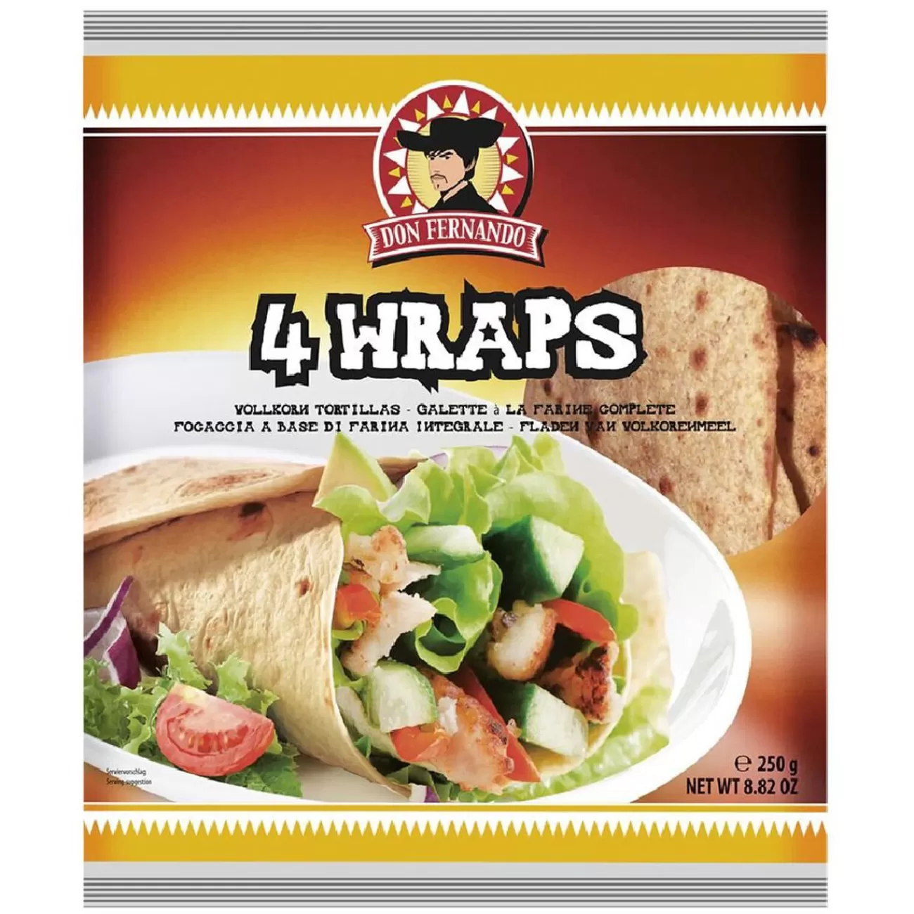 Gifi Wrap tortilla x4 Clearance